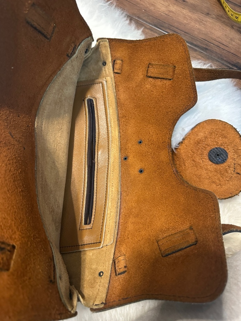 Vintage genuine leather bag - Picture 6 of 7
